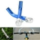 thumbnail image 5 of 1 par de barras de extensión de manillar de aleación de aluminio para resto de bicicleta, extremos de barra de manillar de bicicleta de montaña, 22,2m Azul Macarena manillar del resto de la bici, 5 of 8