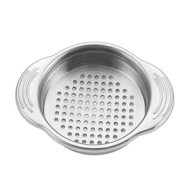 Stainless Steel Canned Food Strainer Tuna Press Lid Oil Drainer For Regular-size And Wide-necke