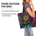 thumbnail image 2 of Fotbe Mandala Colorful Bolsa Tote Estética de Lona con Estampado para Mujer - Bolsa Reutilizable de Hombro Casual para Vacaciones, Compras, Trabajo y Gimnasio, 2 of 8