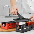 thumbnail image 4 of Non-Stick Raclette Grill Set Cheese Melter Pan with Spatula Foldable Wooden Handle Cheese Raclette Carbon Steel Kitchen Gadgets, 4 of 7