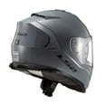thumbnail image 2 of LS2 Assault Solid Motorcycle Helmet Gloss Battleship Gray MD, 2 of 2