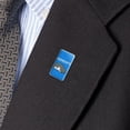 thumbnail image 2 of Mondays Cat Sleepy Tired Sleeping Work Metal Rectangle Lapel Hat Pin Tie Tack Pinback, 2 of 3