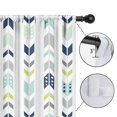 thumbnail image 4 of Blackout Kids Curtains,Colorful Arrow Pattern Childrens Insulated Curtains Set Of 2,Bedroom Essentials,Toddler Room Decor 52x63in(132x160cm), 4 of 5