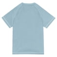 thumbnail image 6 of FORMRS Boys Rash Guard Short Sleeves Swim Shirt Quick Dry UPF 50+ Sun Protection, Sizes 3-12T, Gray Snowflake, 6 of 6