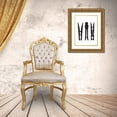 thumbnail image 3 of Lettered And Lined 15x18 Gold Ornate Wood Framed with Double Matting Museum Art Print Titled - Clothespins, 3 of 4
