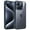 Blue Titanium, variant on JETech Case for iPhone 15 Pro Max 6.7-Inch, Shockproof Phone Bumper Cover, Solid Color Matte TPU Frame, Anti-Scratch Clear Back (Black Titanium)