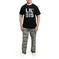 thumbnail image 5 of CafePress - Lil Sis Men's Dark Pajamas - Men's Dark Loose Fit Cotton Pajama Set, 5 of 7