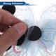 thumbnail image 5 of Accesorios para Casco de Motocicleta Decoración Lazo Mediano con Cinta para Cascos de Motocicleta Bicicleta Esquí Tela Azul Sticker 1 Juego, 5 of 6