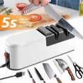 thumbnail image 2 of Electric Knife Sharpener Professional Kitchen Sharpening Stone Grinder Knives, 2 of 6