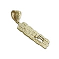 thumbnail image 4 of 14K Gold Western Wall Chai Charm, 4 of 5