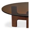 thumbnail image 5 of Moe's Home Collection LUKE Glass Coffee Table Brown Color, 5 of 5