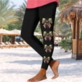 thumbnail image 5 of Babcutegg Womens Carnival Yoga Pants Tight Fitting Gym Pants Graphic Pattern Straight Leg Quick Dry Womens Sport Clothes Black Size S, 5 of 5