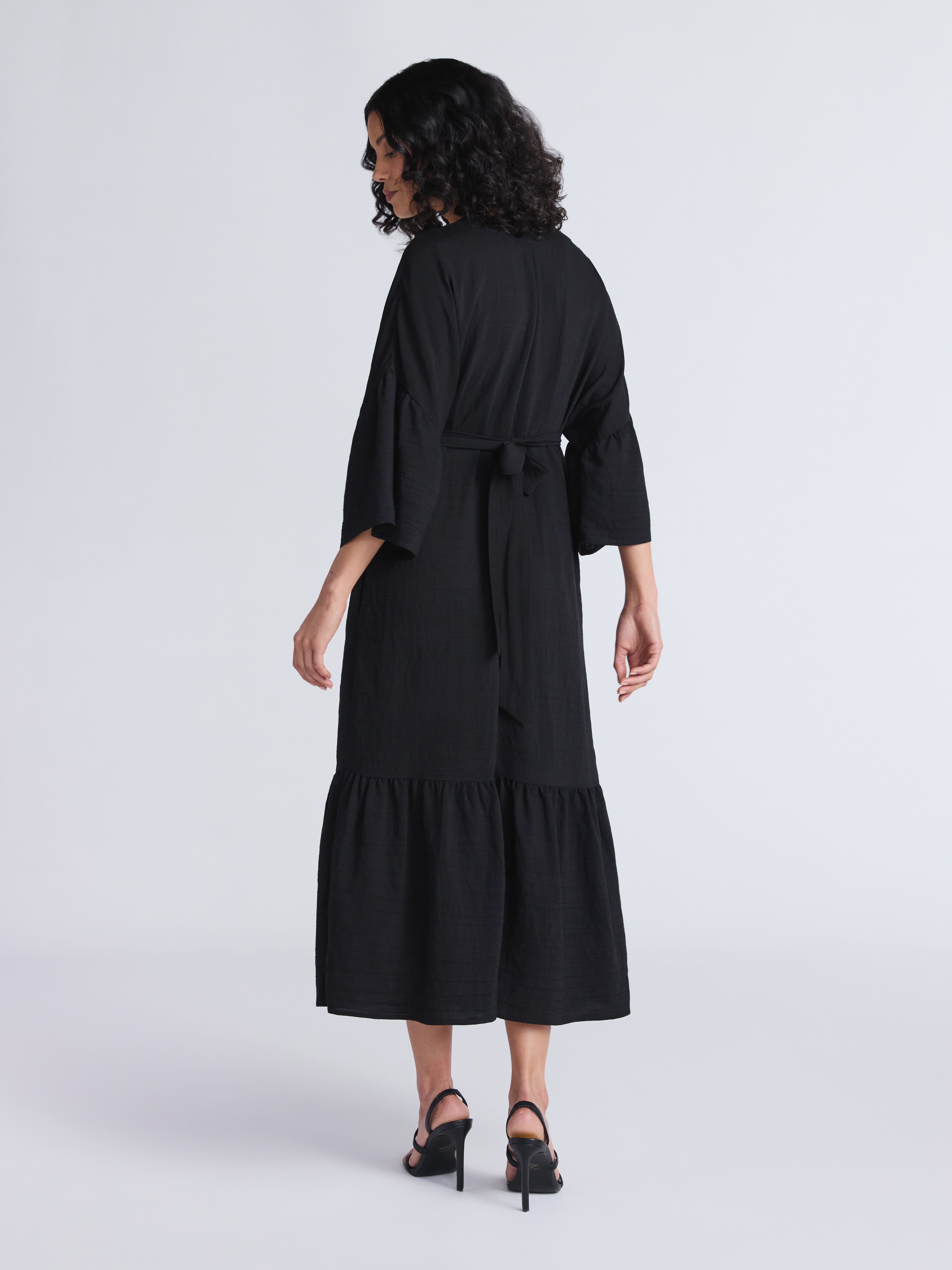 Sofia by Sofia Vergara Women's Tie Back Dress with Wide Sleeves