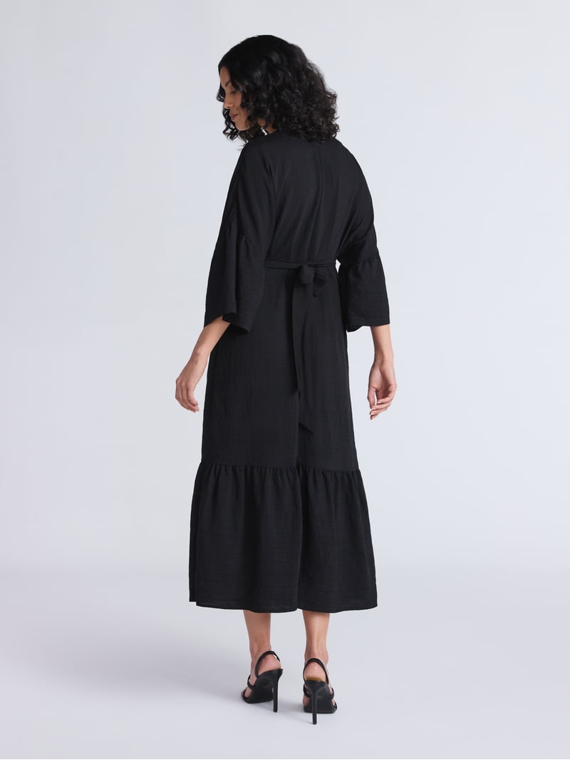 Sofia by Sofia Vergara Women's Tie Back Dress with Wide Sleeves