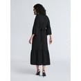 thumbnail image 2 of Sofia by Sofia Vergara Women's Tie Back Dress with Wide Sleeves, Mid Calf Length, Sizes XS-4X, 2 of 4