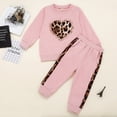 thumbnail image 3 of Herrnalise Body de manga corta para bebé niño, niño pequeño, niña, top de leopardo, pantalones, chándal, ropa informal, 3 of 8