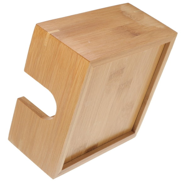 VERDANVERSE Household Napkin Holders Bamboo Square Polished Exterior Dining Table 1Set 5.5x5.5x2.8in