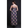 thumbnail image 5 of Bimba Floral Printed Adjustable Spaghetti Strap Long Maxi Dress Summer Beachwear-Medium, 5 of 5