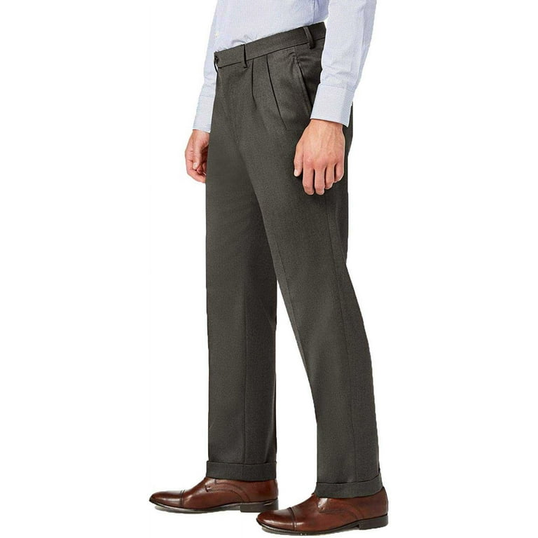 Ralph Lauren Men's Pleat Stretch Pants, Dress Style, Gray Ralph Lauren Men's Pleat Stretch Pants, Dress Style, Gray