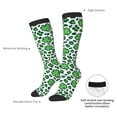 thumbnail image 4 of Balery Leopard print St. Patrick's Day Calcetines novedosos Calcetines deportivos Calcetines hasta la rodilla Calcetines de algodón Calcetines originales y geniales, 4 of 6