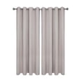 thumbnail image 3 of set 4 cortinas: 2 cortinas 100% blackout beige + 2, 3 of 6