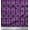 Purple, variant on Soimoi Silk Fabric Geometric & Paisley Block Printed Fabric 1 Yard 42 Inch Wide
