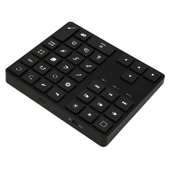 Wireless Drawing Keyboard, Fine Manufacturing Mini Drawing Keyboard Extensive Hardware Software Compatibility 35 Keys For Home