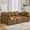 Brown, variant on Harper & Bright Designs Modular Sectional Sofa Set with Ottoman, L-Shaped Couch with USB, Chenille Upholstered Sectional Sofa with Phone Holder for Living Room, Green