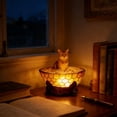 thumbnail image 4 of Sokhug LED Resin Dog Statue Reading Lamp With Warm Light 5 Inch, Cute Animal Night Light For Bedroom Shelf Decor, 4 of 6