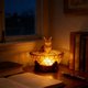 thumbnail image 4 of Lámpara de lectura LED con forma de perro, estatua de resina, adorno para baño de perro, luz ambiental para escritorio, estante, mesita de noche o baño, luz nocturna decorativa alimentada, 4 of 6