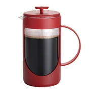 BonJour Coffee Unbreakable Plastic French Press, 3-Cup, Ami-Matin, Multicolor