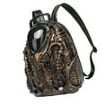 thumbnail image 4 of Halloween Backpack Unisex Creative Travel Backpack Xenomorph Shaped Backpack Cool Predalien Handbag Novelty Backpack, 4 of 9