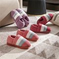 thumbnail image 6 of NOKIO Women's Fuzzy Slippers Warm S𝗅ip-On Slipper Comfy Indoor House Shoes with Non-S𝗅ip Sloe, Winter Closed Back Cotton Slides Plush F𝗅u𝖿𝖿y Home Shoes for Daliy, 6 of 8