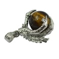 thumbnail image 2 of Collar con colgante genérico de garra y piedras preciosas, 2 of 7