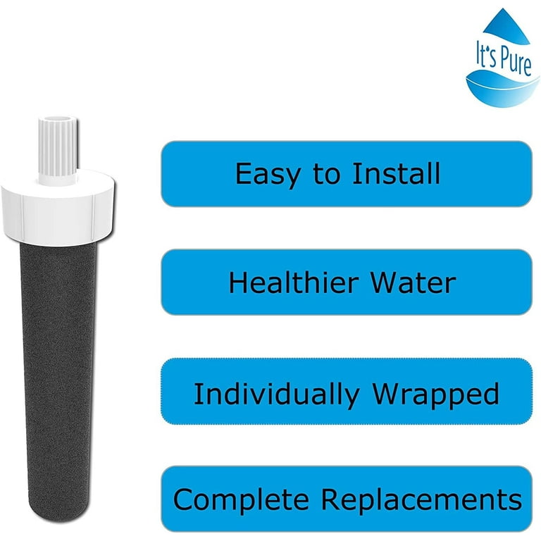 IT'S PURE Replacement Water Filters for Brita Hard Sided and IT'S PURE Replacement Water Filters for Brita Hard Sided and