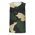 thumbnail image 4 of guisaled Camo Tank Tops for Men Summer Fashion Sleeveless Camouflage Color Muscle Basic T Shirts Casual Loose Pullover, 4 of 4