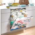 thumbnail image 2 of Yayeee Magnetic Dishwasher Cover for The Front Decoration Home Kitchen Machine Sticker Protector, Flowers and Leaves, 2 of 6