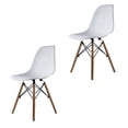 thumbnail image 1 of Juego de Sillas Blancas Eames Oslo para Comedor 2 Piezas Mundo In Hogar, 1 of 7