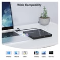 thumbnail image 4 of 7-in-1 USB3.0 Type-C Portable External Blu-Ray DVD CD +/-RW Drive 100G Disc Burner, 4 of 5