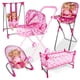 thumbnail image 2 of Juguete para jugar a las casitas para niños muñeca de simulación silla de comedor para bebé mecedora cama columpio silla de comedor de juguete sin muñeca ANGGREK  Otros, 2 of 8