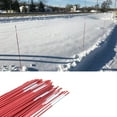 thumbnail image 6 of Driveway Markers, Fiberglass Snow Stakes Reflective Driveway Poles 48 Inch 5/16" Diameter Plow Stake High Visibility Snow Plow Marker for Parking Lots Walkways - 25 Packs, 6 of 7