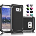thumbnail image 1 of Galaxy S6 Case, Samsung Galaxy S6 Case, [Black] Rugged Rubber Plastic Impact Defender Slim Hard Case Cover Shell For Samsung Galaxy S6 S VI G9200 GS6 All Carriers, 1 of 4