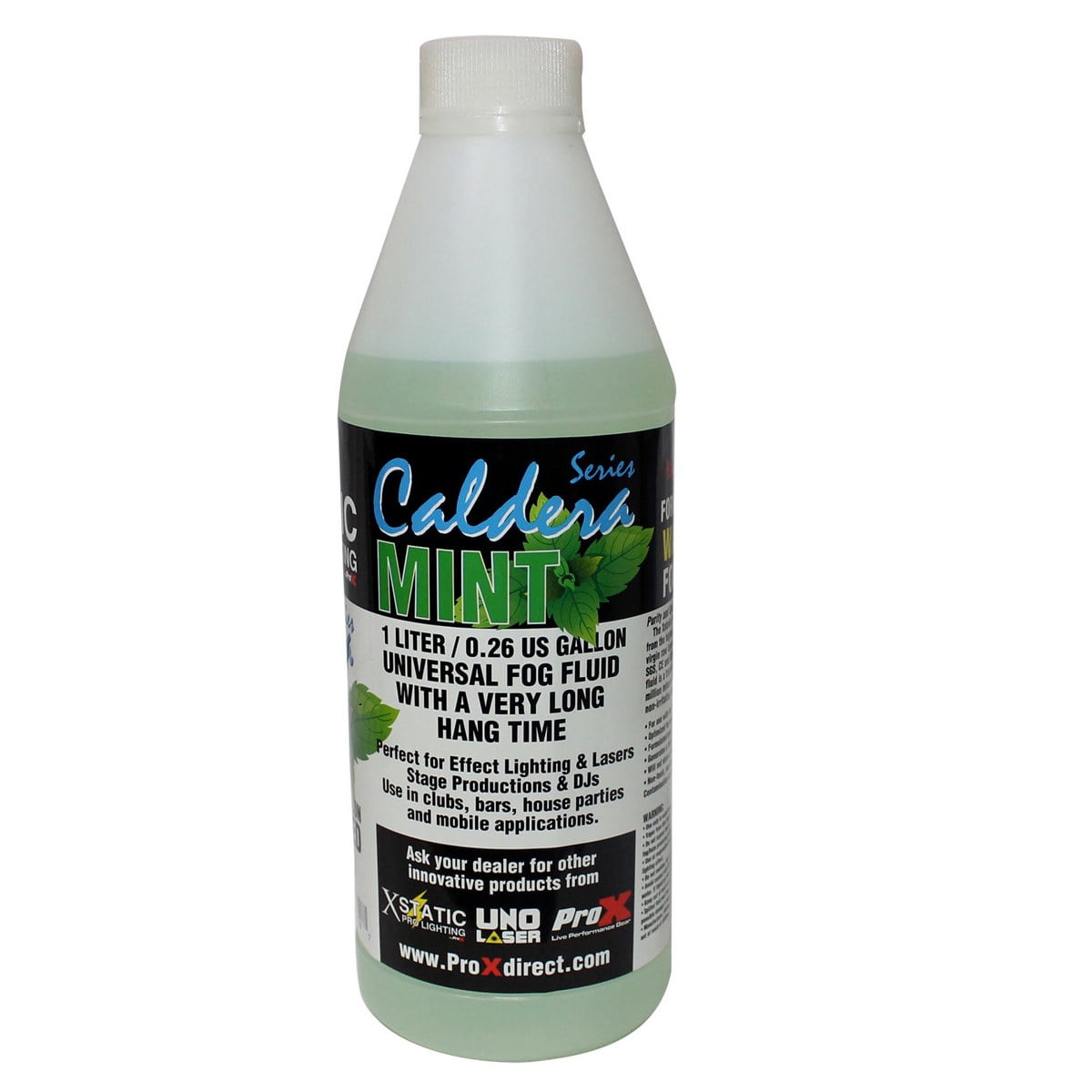 ProX FJ-Q-MINT Caldera Series Mint Scented Water-Based Fog Juice, 1 Liter