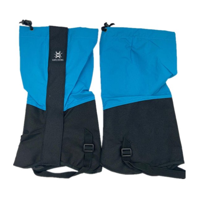maskred Legging de Randonnée Neige Chaussures Bottes Couverture d'Escalade Extérieure Imperméable Bleu 1Set