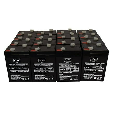 SPS Brand 6V 4.5 Ah Emergency Lights Replacement Battery for Sentry Lite 640 (20