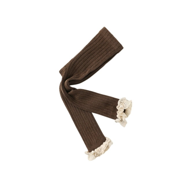 Odeerbi 0-8 Años Niñas Mallas de Algodón Mallas Elásticas Cropped Pantalones Color Sólido Panty