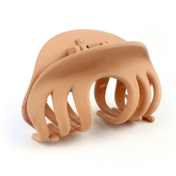 6 PC Brown Color Medium Claw Clip : the Ultimate in Hair Styling! Clips Girl Brand