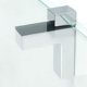 thumbnail image 2 of Soporte para estante de vidrio de 2 piezas, ajustable y adaptable, soporte para estante de 2 a 29 mm de grosor para baño, montaje en pared con tornillos, acabado de cristal, 2 of 3