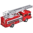 thumbnail image 2 of Walthers HO Scale Heavy-Duty Fire Department Ladder Truck Red Emergency Vehicle, 2 of 6
