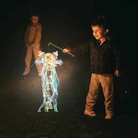 

LED Jellyfishh Lamp Nightlight Handmade Portable Atmosphere Decorative Lamp Party Decorative Lamps Kids Gift For Birthday Bunny Decoration
